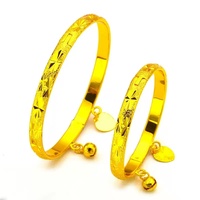 Bracelet à clipser en laiton de marque Cicily, motif étoile complète, forme cœur vintage, pour femmes et enfants, en or de sable du Guangdong, idéal comme cadeau