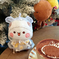 Porte-clés en peluche Kawaii, adorable ours panda de dessin animé, porte-monnaie, pendentif de sac, jouet, cadeau