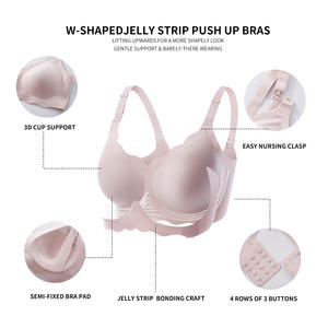 Soutiens-gorge d'<span class=keywords><strong>allaitement</strong></span> amovibles pour femmes en usine Confort Push-up Lingerie sans couture Soutien-gorge d'<span class=keywords><strong>allaitement</strong></span> de maternité étanche pour femmes - Product Image 2
