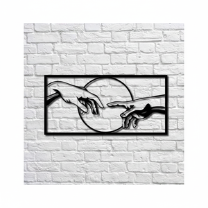 Art mural en métal créatif conçu pour rafraîchir les intérieurs modernes avec des formes accrocheuses, de la profondeur et une dimension visuelle - Product Image 1