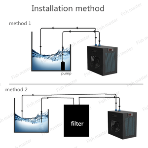 160L 300L 500L Plastic Ultra Stille Marine Tank Chiller Waterkoelmachine voor Aquarium Rif Koraal Kwallen Garnalen Planten - Product Image 6