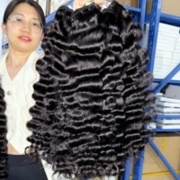 Meilleures ventes : Lot de cheveux bruts cambodgiens, fournisseur de mèches de cheveux humains bruts vietnamiens ondulés, alignées sur la cuticule, provenant d'un seul donneur