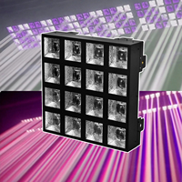 Matrice de lumière LED RGB 16*20W 4*4 4-en-1 IP20 avec plaque auxiliaire DMX et contrôle vocal pour DJ, discothèque, bar, spectacle en direct, hôtel, éclairage de scène JZ1620L