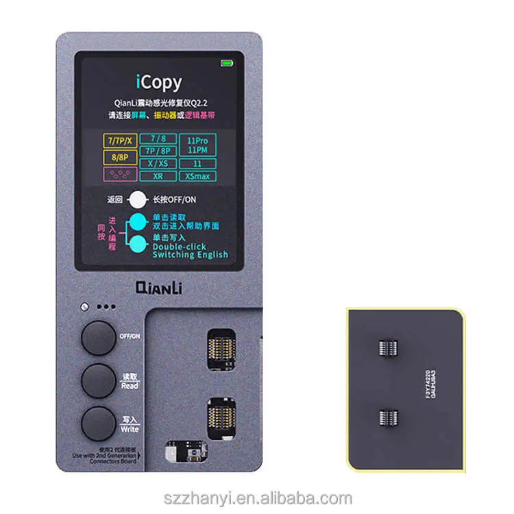 Qianli Icopy Plus-جهاز إصلاح آيفون, جهاز إصلاح آيفون 7 8 Plus XSmax 11 Pro ICopy شاشة LCD مبرمج إصلاح اللون الأصلي لمس الاهتزاز