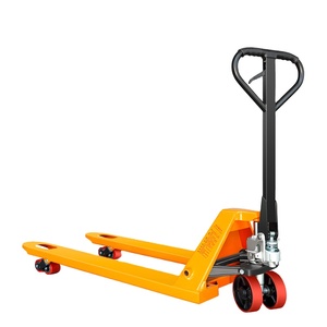 Chariot à palettes manuel robuste de 5 tonnes à haute efficacité, vente directe des fabricants <span class=keywords><strong>FLDA</strong></span>, avec roues en PU/Nylon pour la logistique intérieure - Product Image 1