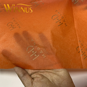 Papel de Seda para Envolver Regalos, Transparente, Blanco y Negro, Reciclable, con Impresión de Logotipo Personalizado, para <span class=keywords><strong>Ropa</strong></span>, Bufandas, Zapatos y Regalos - Product Image 5