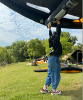Planche à voile gonflable professionnelle pour sports nautiques, 4-5 mètres carrés, pour le surf, le windsurf, le foil et le ski nautique
