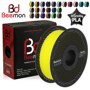 BEEMON เส้นใย PLA สีเหลือง 1.75 มม. น้ำหนัก 1 กก. ใช้งานได้หลากหลายกับเครื่องพิมพ์ 3 มิติ FDM ทุกยี่ห้อ เช่น Creality Anycubic Elegoo มีให้เลือก 28 สี - Product Image 1