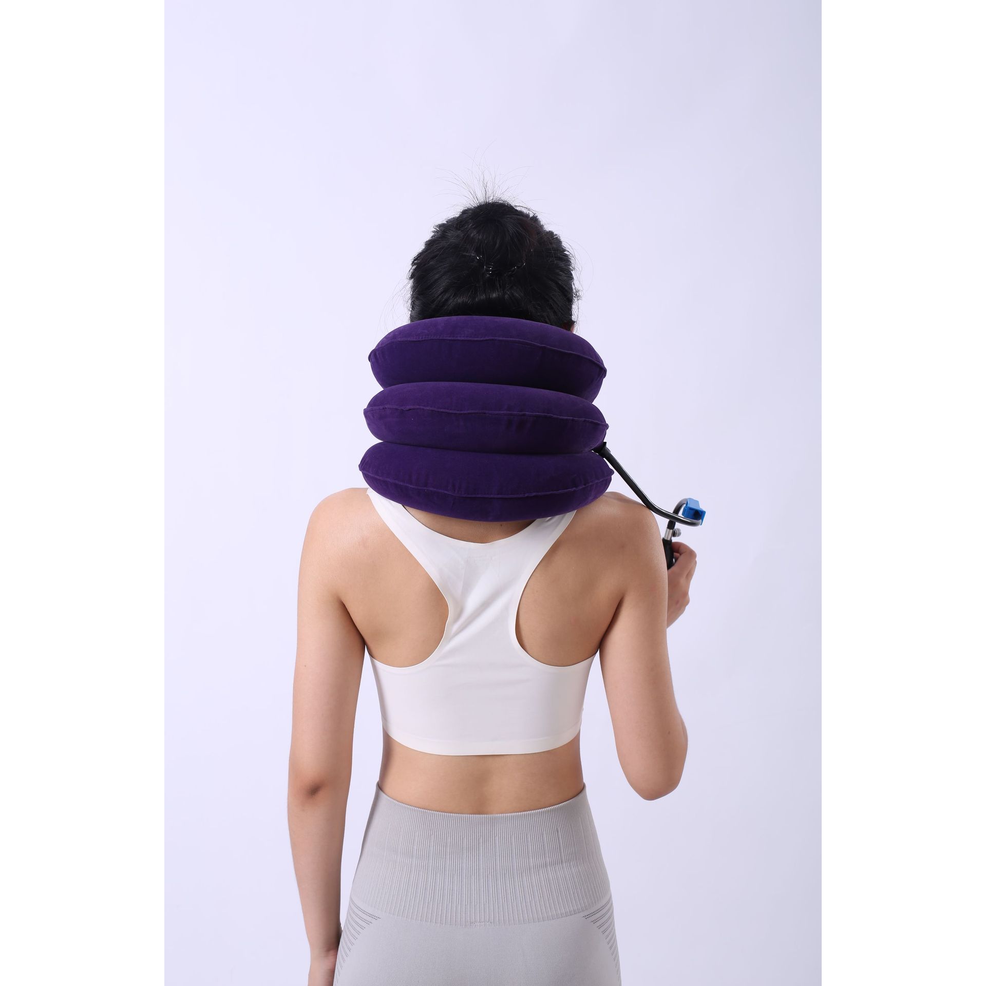 Tube unique violet entièrement en velours