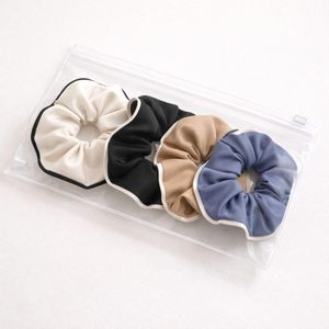 Coleteros para el Cabello Color Crema Café, Lazos Franceses Vintage, Accesorios para el Cabello para Mujer - Product Image 4