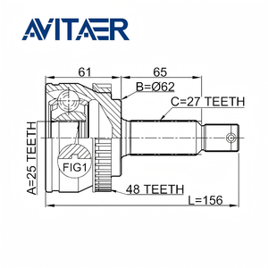 Eje de Transmisión AVITAER CV Exterior 49500-2E750 para Hyundai Sonata NF Tucson Santa Fe 2004-2012 Kia <span class=keywords><strong>Optima</strong></span> Sportage - Product Image 3