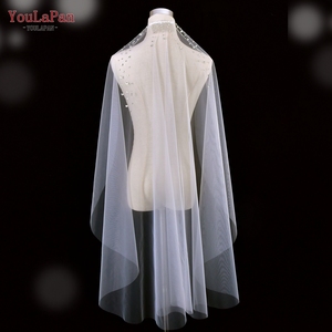 YouLaPan V169 mode <span class=keywords><strong>mariée</strong></span> couche unique bout des doigts <span class=keywords><strong>Long</strong></span> <span class=keywords><strong>voile</strong></span> haut fête mariage court <span class=keywords><strong>voile</strong></span> <span class=keywords><strong>avec</strong></span> <span class=keywords><strong>strass</strong></span> étincelants - Product Image 2