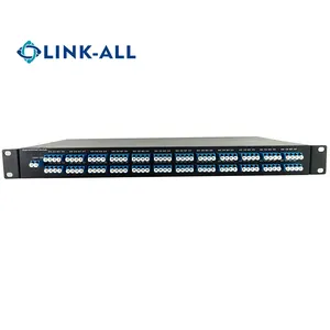 Dual fiber DWDM AAWG48 MUX DEMUX Cina Manifattura Athemal AWG tecnologia dei chip 2 COMS 48 canali 96 lunghezze d'onda