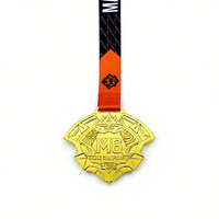Medalla Personalizada del Campeonato Mundial M6 2025, Aleación de Zinc Chapada en Oro con Diseño de Penang, Malasia
