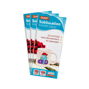 QUAFF <strong>Sublimation</strong> <strong>Paper</strong> Mug <strong>Size</strong> for Heat Transfer White <strong>Paper</strong> for Cup Drinkware Bottle-High Temperature High Transfer Rate - Product Image 2