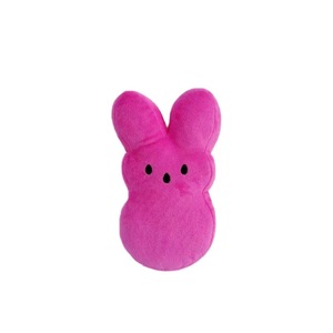 Soft Easter <b>Marshmallow</b> Bunny Plush Toy Colorful Rabbit Stuffed Animal Baby Shower <b>Gift</b> Custom Squeaky Pillow Peep Party Decor - Product Image 6