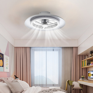 Iluminación moderna para dormitorio, ventilador de techo con luces, con <span class=keywords><strong>Control</strong></span> remoto inteligente, ahorro de energía, <span class=keywords><strong>Rgb</strong></span>, 220 voltios - Product Image 2