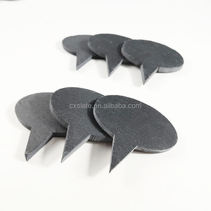 Étiquette de fromage en <span class=keywords><strong>ardoise</strong></span> naturelle, outil de cuisine pour le fromage, étiquette de fromage en <span class=keywords><strong>ardoise</strong></span> marquée à la craie - Product Image 3