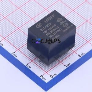 HF3FF/012-1ZTF Power Relay Through hole Component (THT),15.2x19mm Relay 12V 1 Changeover: 1C (SPDT-Changeover)::: 5 360mW - Product Image 1