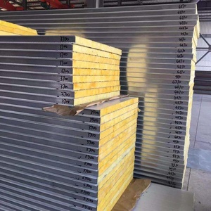 Nhôm bọt dây chuyền sản xuất cho glasswool <span class=keywords><strong>Composite</strong></span> Sandwich Panel Tường Cách Nhiệt Hội Đồng Quản trị với bảng điều khiển kim loại PIR vật liệu cốt lõi - Product Image 2