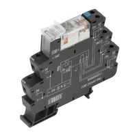 Relais polyvalent Weidmuller TRS 12VDC 2CO 1123480000