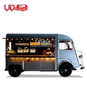 Mobile Street Food Bus Ice Cream Hot Dog Stand Coffee Van Food Carts Snack Food Truck