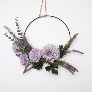 Mur de fleurs artificielles Aurora, décoration murale violette, décoration de mariage, décoration de la maison CF01026 - Product Image 3