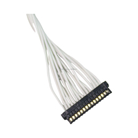 Harnais de câblage personnalisé Linksunet HRS Original 0.8mm Pitch DF52-15P-0.8C+DF52-2832PCF+UL1571-28AWG OD0.6MM
