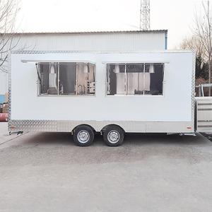 รถพ่วงอาหารจานด่วนสำหรับพิซซ่าแฮมเบอร์เกอร์บาร์กาแฟบาร์บาร์บีคิวแบบกำหนดเองอุปกรณ์ครบครัน - Product Image 2