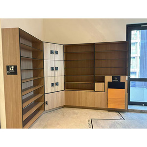 Nhà Máy Tùy Chỉnh Màu Sắc Kích Thước Treo Tường Tích Hợp Tủ Sàn Đứng Kệ Sách Hẹp Kệ Sách Siêu Thị Tủ Khóa - Product Image 1