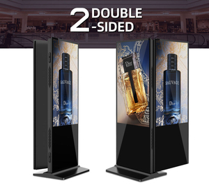 Reproductor Multimedia LCD 4K de 43, 49, 55 y 65 Pulgadas, Señalización Digital Vertical con Soporte de Piso, Pantalla Táctil Doble, Modelo SK-75U - Product Image 3