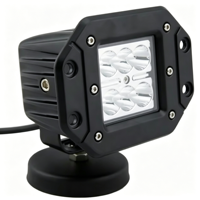 Projecteur de travail LED en aluminium moulé sous pression 3,3 pouces 18W 6000K, modes de montage multiples, IP68 12-48V 1200lm, lampe auxiliaire de conduite tout-terrain pour voiture