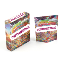 Nouveau Design Vide 3.5g 7g 28g Odeur Preuve Refermable Holographique Exotique Personnalisé Mylar Sac avec Boîte à Musique