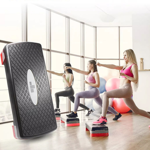 Banc de <span class=keywords><strong>Step</strong></span> Tellus Fitness pour l'Aérobic, Réglable à 15 cm, en ABS, pour le CrossFit et le Fitness - Product Image 2