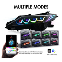 Phare LED RGB TT-ABC pour Toyota Camry 2018-2023 Berline, état neuf, contrôle par application, faisceau quadruple, phare avant