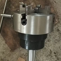 Petit porte-outil rotatif à cône Morse MT2 MT3 avec mandrin à 3 mors K11 K12 K72 80mm 100mm et mandrin à 4 mors