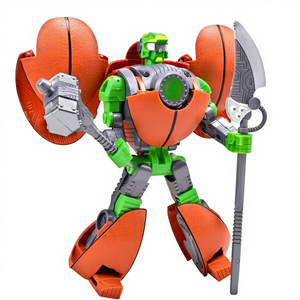 MingXiang Cross-border Basketball &amp; <strong>Football</strong> Deformation <strong>Robot</strong> Warrior Police Metal Model Toy for Boys Ages 8-13 - Product Image 2