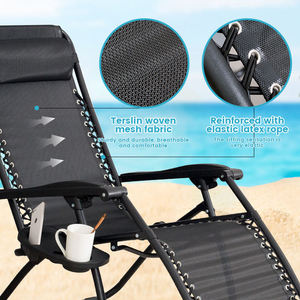 Silla de <span class=keywords><strong>Playa</strong></span> Plegable, Portátil, Resistente al Agua, Ecológica, para Exteriores, Camping, Reclinable, Gravedad Cero, para Tomar el Sol, <span class=keywords><strong>Piscina</strong></span> - Product Image 3