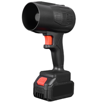 Souffleur portable industriel DIY, sèche-cheveux, ventilateur turbo, batterie au lithium en plastique 2000 mAh pour usage domestique et jardin, outil électrique