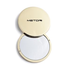 <b>Small</b> Metal Mirror Portable Folding Makeup Mirror Creative Mini <b>Sliding</b> Carry-on Mirror - Product Image 3