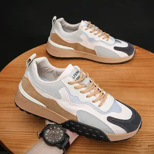 2022 New Spring Summer Ice Silk Cloth Mesh Fashion Trend Factory Outlet Sports Casual Fashion Shoes Retro Men's Casual Shoes