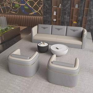 Office <b>Sofa</b> <b>Set</b> PU Leather Modular Design For Commercial Venues Meeting And Reception Areas - Product Image 3