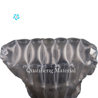 Protecteur de bouteille de vin recyclable écologique Emballage gonflable antichoc Rouleau de film à bulles en PE Protecteur de bord en plastique PA