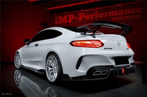 Pare-chocs arrière en Fiber de carbone pour <span class=keywords><strong>2016</strong></span> à 2021 MB C205 <span class=keywords><strong>C63</strong></span> AMG coupé iMP Performance kit de carrosserie de pare-chocs arrière - Product Image 2