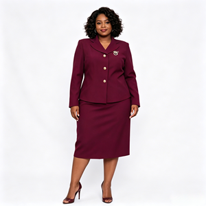Manufacturers Wholesale Ladies Wear Uniform Office Skirt And <b>Blazers</b> Suits <b>Set</b> for Women - Product Image 1