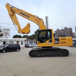 Excavatrice Komatsu PC220-8 d'occasion de haute qualité, modèle 2020, moteur et pompe d'origine japonaise, bon état, vente pour travaux de construction - Product Image 2