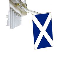 Drapeau personnalisable 3x5 pieds bleu marine Écosse, imprimé simple face, pour toutes les bannières et drapeaux nationaux