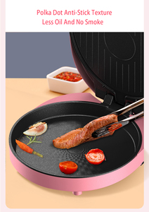 Crêpière Électrique Multifonction Antiadhésive Double Face en Acier Inoxydable avec Contrôle de Température pour Usage Domestique Économe en Énergie - Product Image 4
