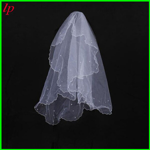 Ensemble de voile de mariée avec ceinture et jarretière, 3 pièces, accessoires de mariage pour enterrement de vie de jeune fille - Product Image 4