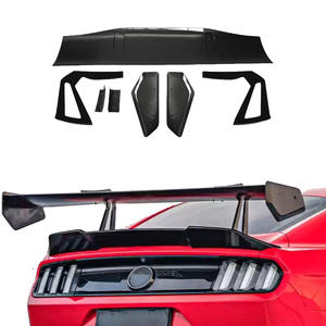 Aileron arrière de coffre en fibre de carbone véritable style <span class=keywords><strong>GT</strong></span> pour <span class=keywords><strong>Ford</strong></span> <span class=keywords><strong>Mustang</strong></span> 2015-2023 - Product Image 2